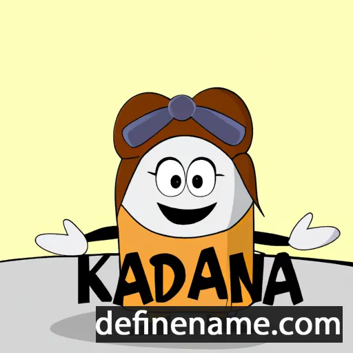 cartoon of the name Kandida