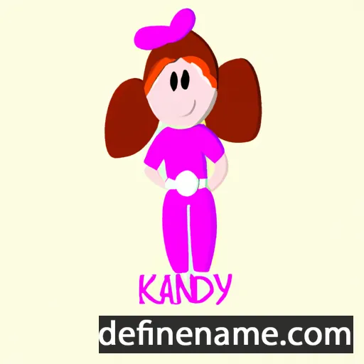 cartoon of the name Kandy