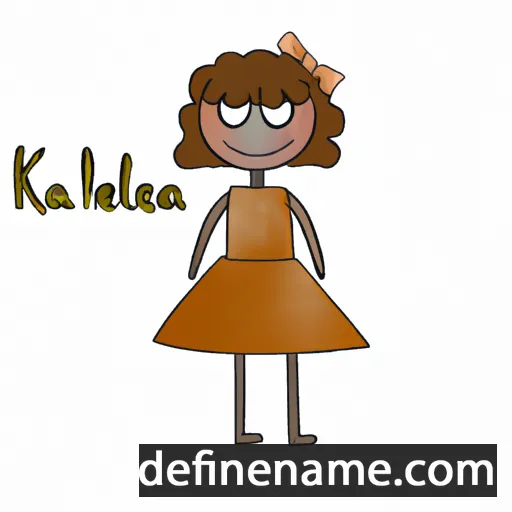 cartoon of the name Kanella