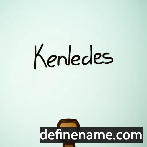 cartoon of the name Kanellos