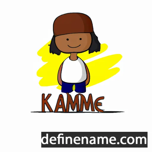 cartoon of the name Kanem