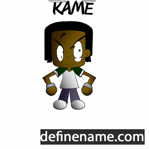 cartoon of the name Kaneme