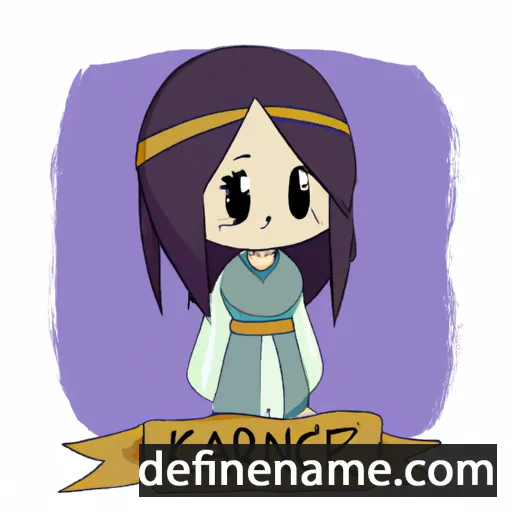 cartoon of the name Kaneru