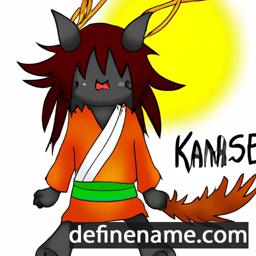 cartoon of the name Kanetsune