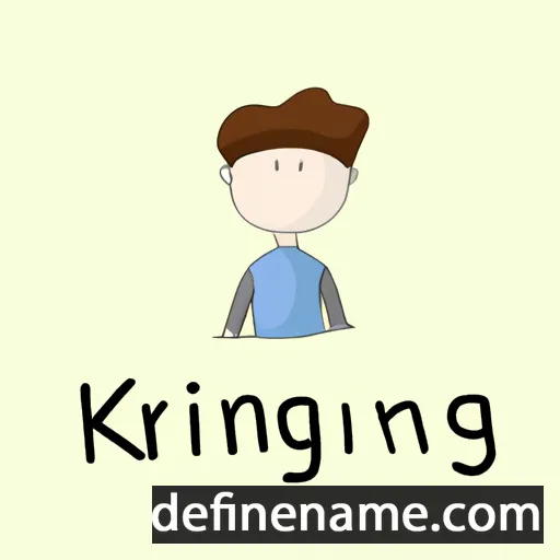 cartoon of the name Kangmin