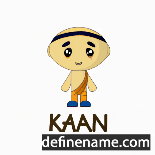 cartoon of the name Kanî