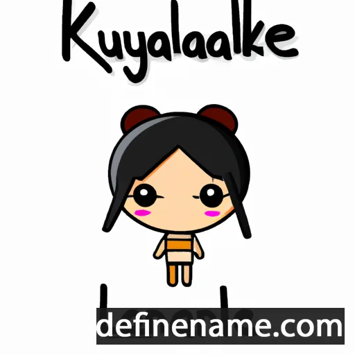 Kanlayanee cartoon