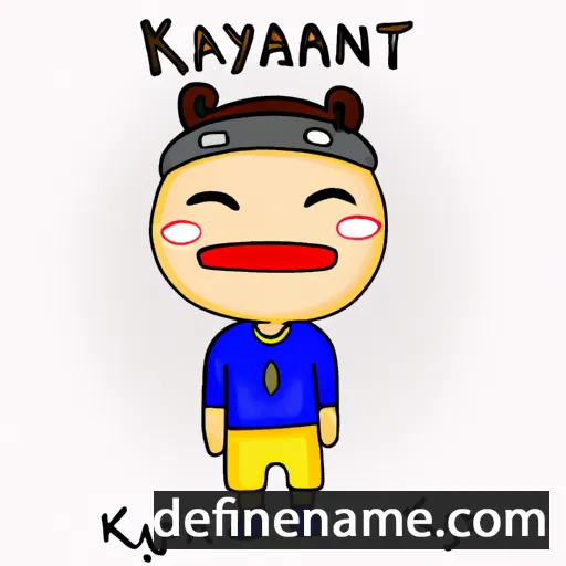 cartoon of the name Kanlayarat