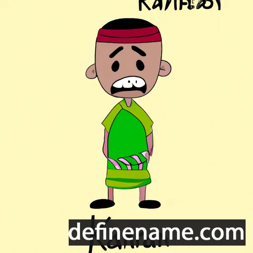 cartoon of the name Kannarun