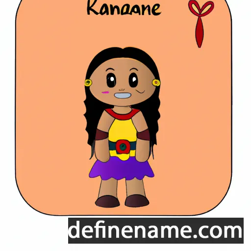 Kanoelani cartoon