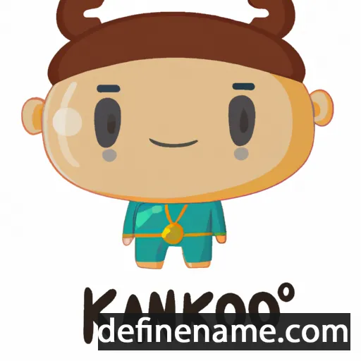 cartoon of the name Kanok