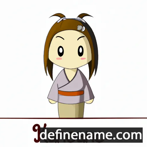 cartoon of the name Kanono