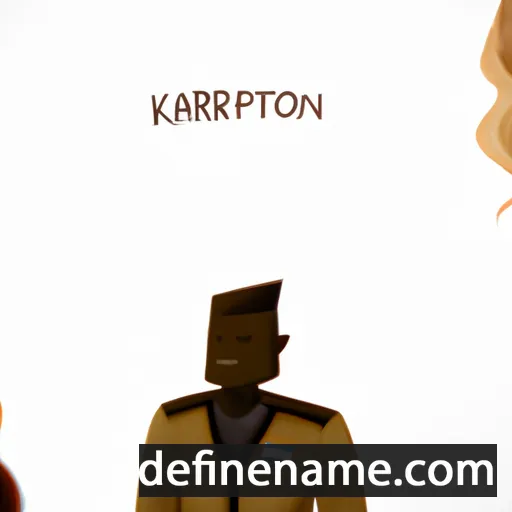 cartoon of the name Kanortoq