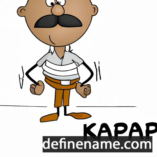 cartoon of the name Kanpr