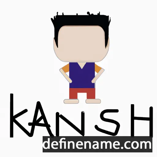 cartoon of the name Kanshi