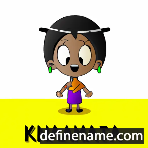 cartoon of the name Kantima