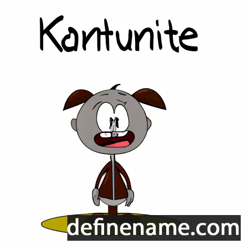 cartoon of the name Kanutte