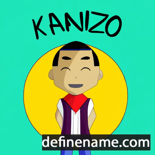 cartoon of the name Kanzo