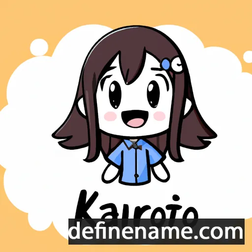 cartoon of the name Kaoriko