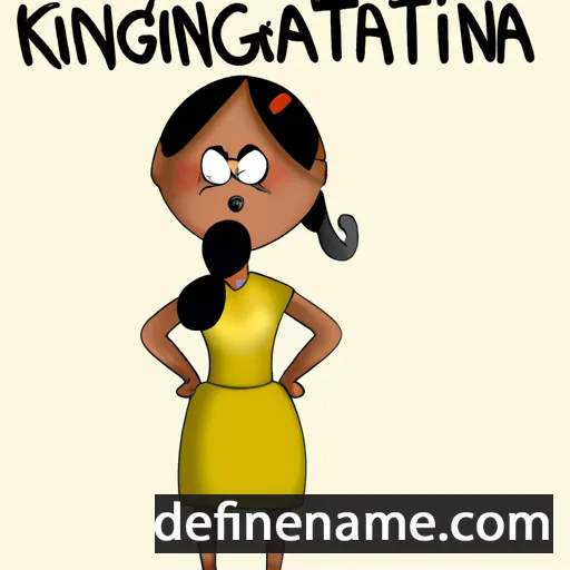 cartoon of the name Kaourintina