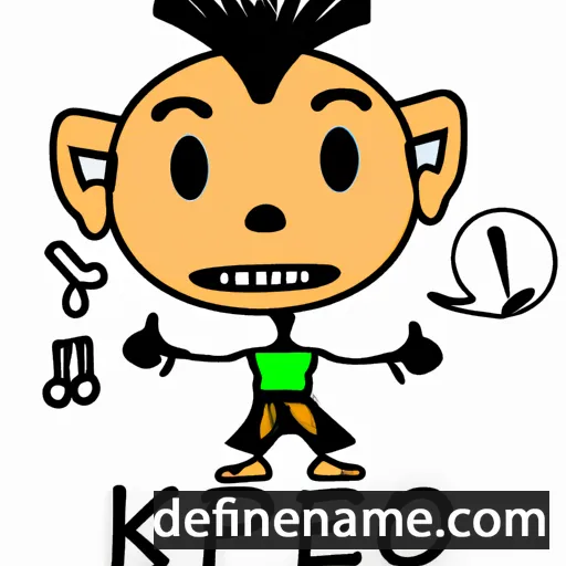 cartoon of the name Kapkeo