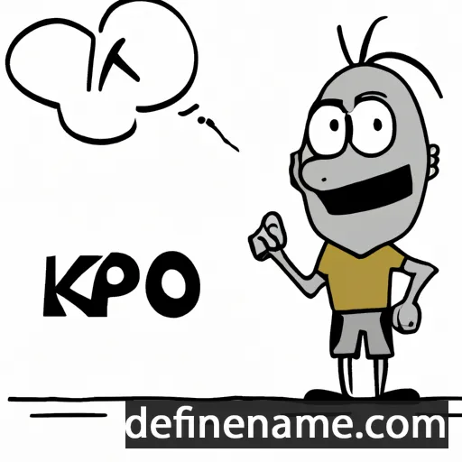 cartoon of the name Kapo