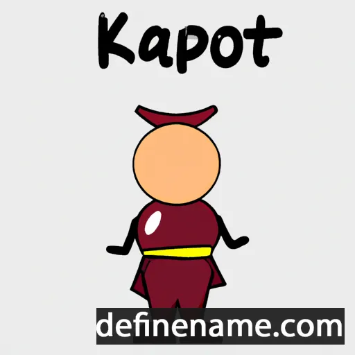 cartoon of the name Kapot