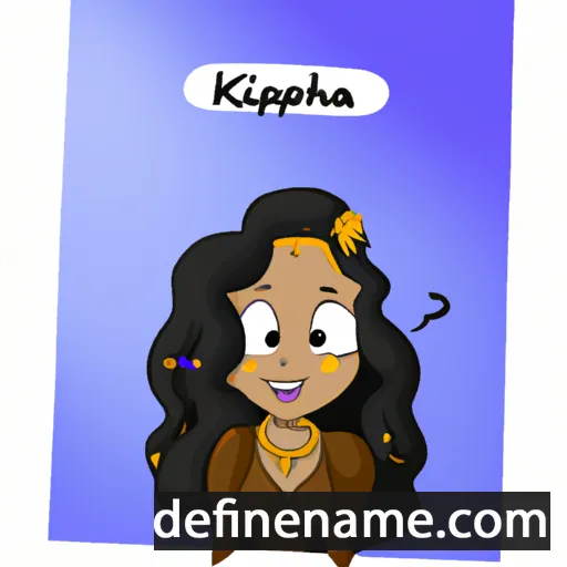 cartoon of the name Kaprisha