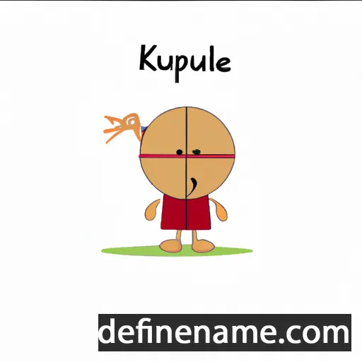 cartoon of the name Kapule