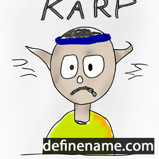 cartoon of the name Kar