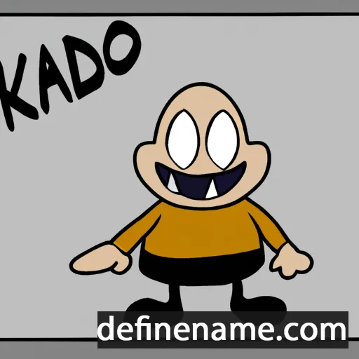 cartoon of the name Karád