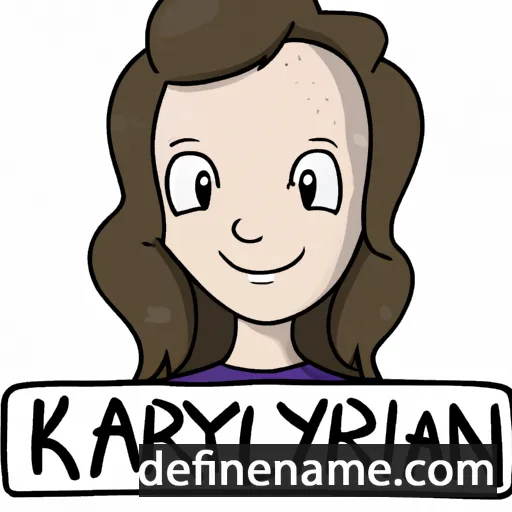 Karalyn cartoon