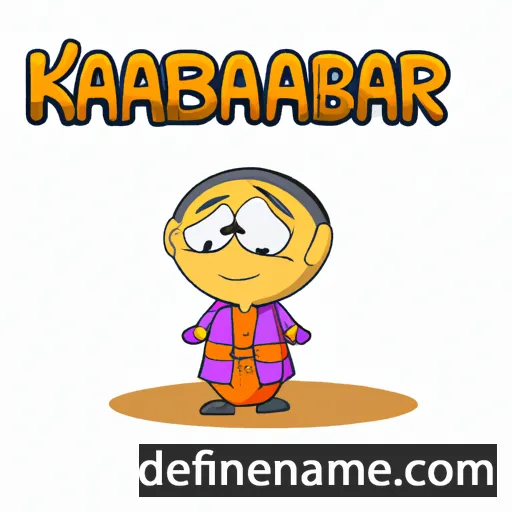 cartoon of the name Karambeni