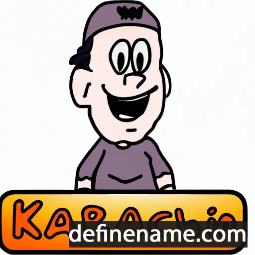 cartoon of the name Karch