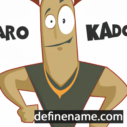 cartoon of the name Kardo