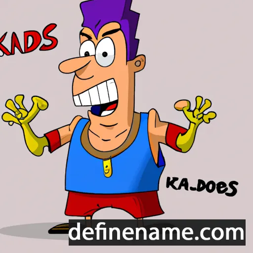 cartoon of the name Kardos