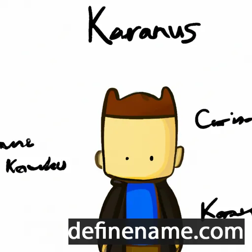 cartoon of the name Karenus