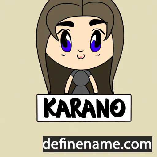 Karína cartoon