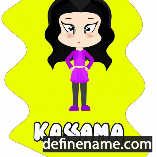 cartoon of the name Karisma