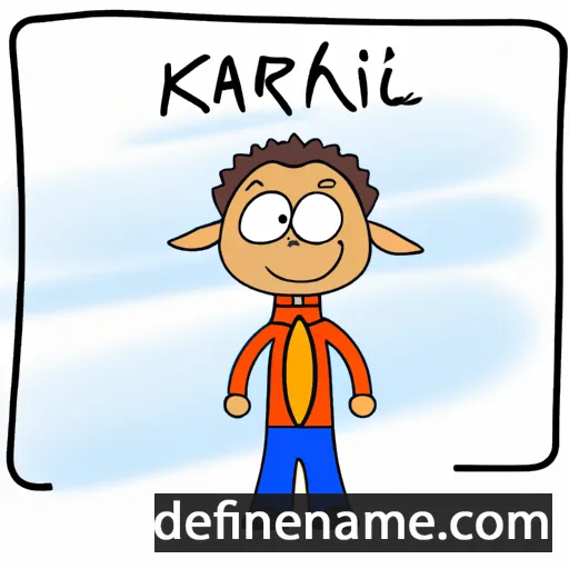 cartoon of the name Karlik