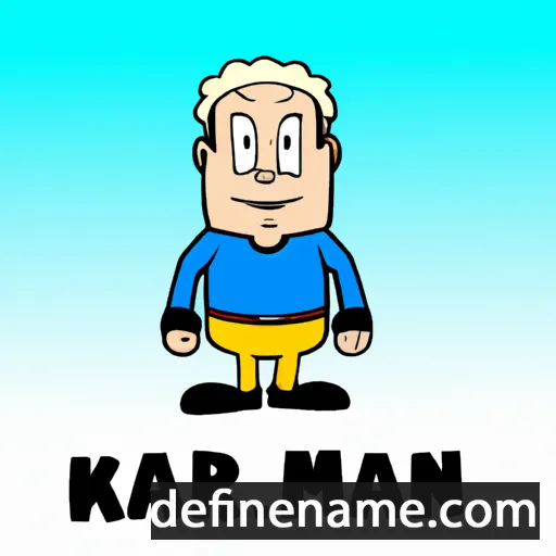 cartoon of the name Karlman