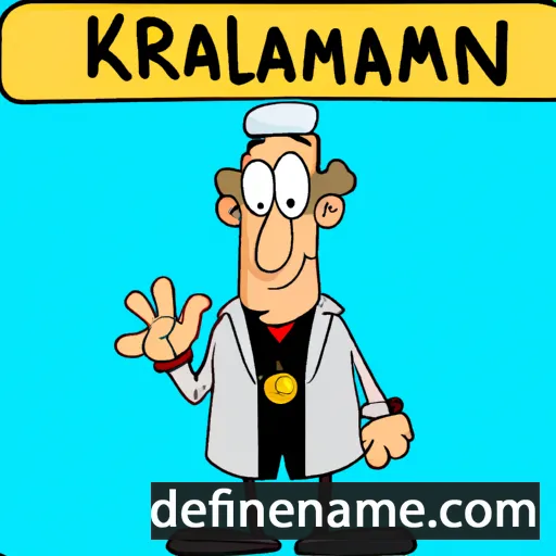 cartoon of the name Karlomann