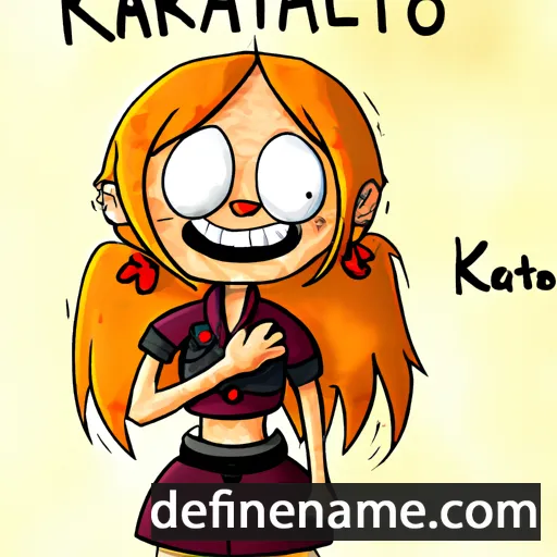 cartoon of the name Karlotta