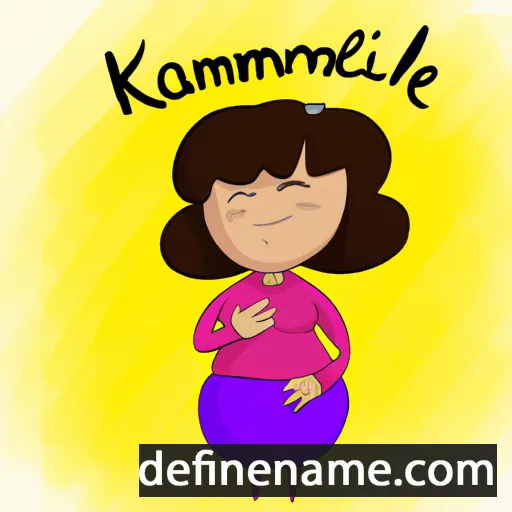 cartoon of the name Karmelina