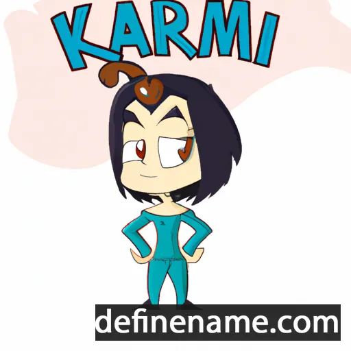 Karmi cartoon