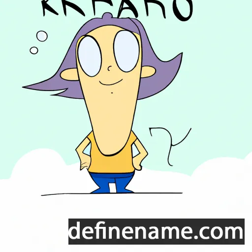 cartoon of the name Karó