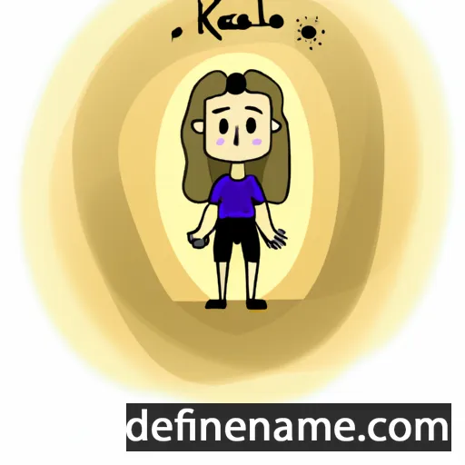 cartoon of the name Karólína