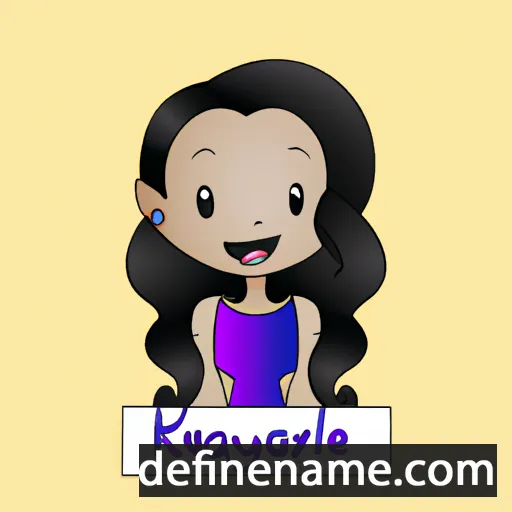 cartoon of the name Karolayne