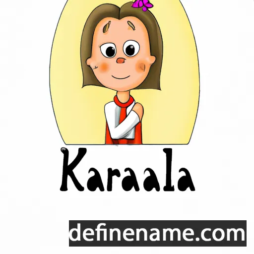 Karolcia cartoon