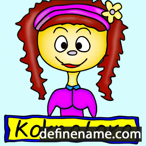 cartoon of the name Karolinka